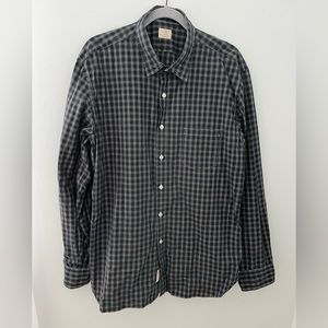 J Crew Collared Cotton Poplin Shirt Sz XL